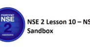 NSE 2 Lesson 10 – NSE 2 Sandbox